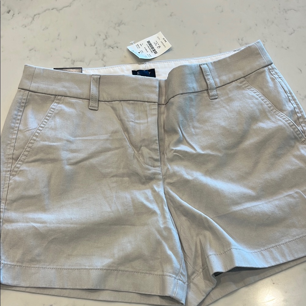 NWT J. Crew Classic Gray Women's Shorts. 5”